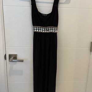 Black evening dress